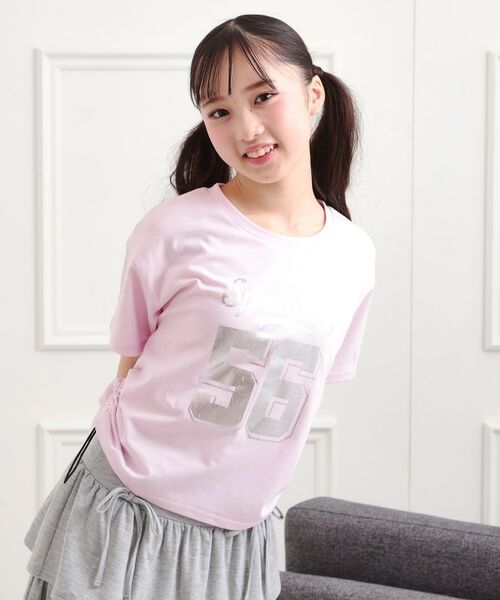 PINK-latte / ピンク ラテ Tシャツ | サイドアジャスターナンバリングTシャツ | 詳細12