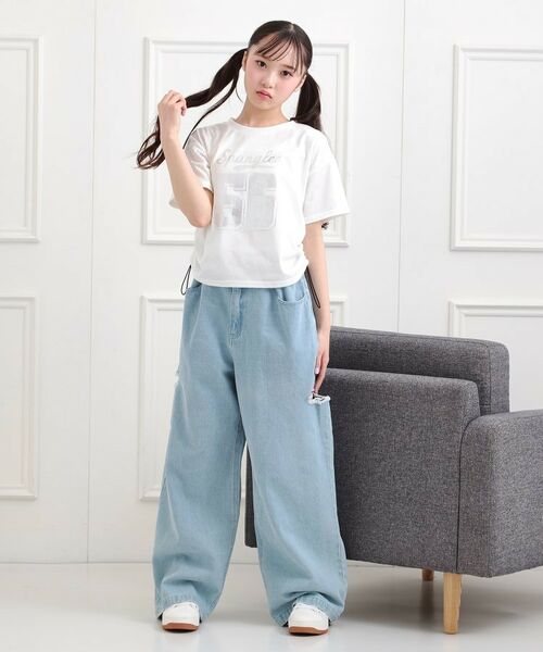 PINK-latte / ピンク ラテ Tシャツ | サイドアジャスターナンバリングTシャツ | 詳細18