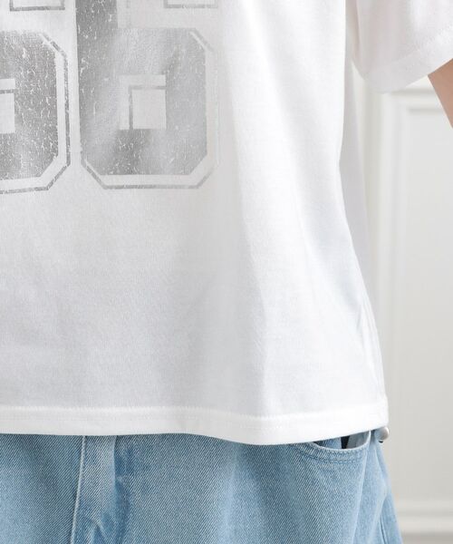 PINK-latte / ピンク ラテ Tシャツ | サイドアジャスターナンバリングTシャツ | 詳細6