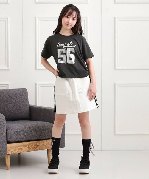 PINK-latte / ピンク ラテ Tシャツ | サイドアジャスターナンバリングTシャツ | 詳細9