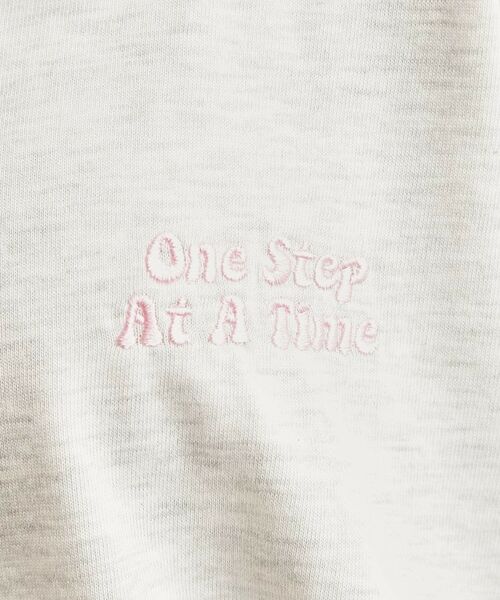 PINK-latte / ピンク ラテ カットソー | ハーフジップ衿付きTシャツ | 詳細10