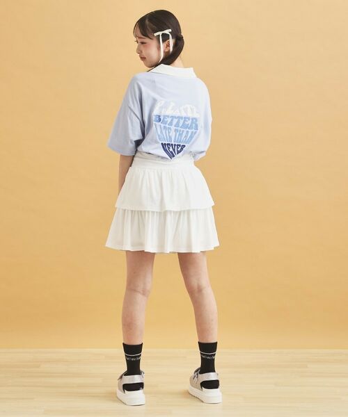 PINK-latte / ピンク ラテ カットソー | ハーフジップ衿付きTシャツ | 詳細21