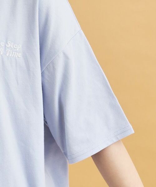 PINK-latte / ピンク ラテ カットソー | ハーフジップ衿付きTシャツ | 詳細5