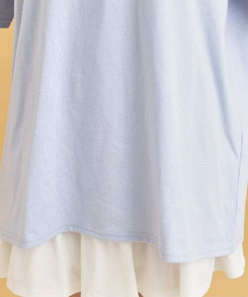 PINK-latte / ピンク ラテ カットソー | ハーフジップ衿付きTシャツ | 詳細6