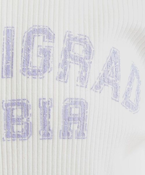 PINK-latte / ピンク ラテ カットソー | 襟付きテレコダブルジッププルオーバー | 詳細11