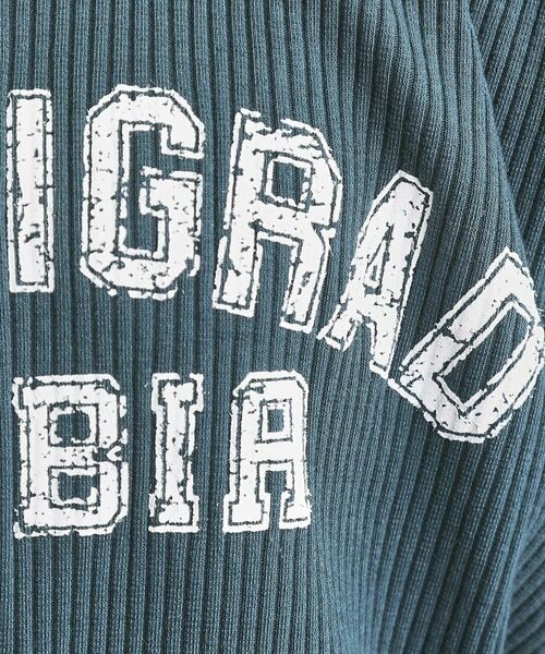 PINK-latte / ピンク ラテ カットソー | 襟付きテレコダブルジッププルオーバー | 詳細15