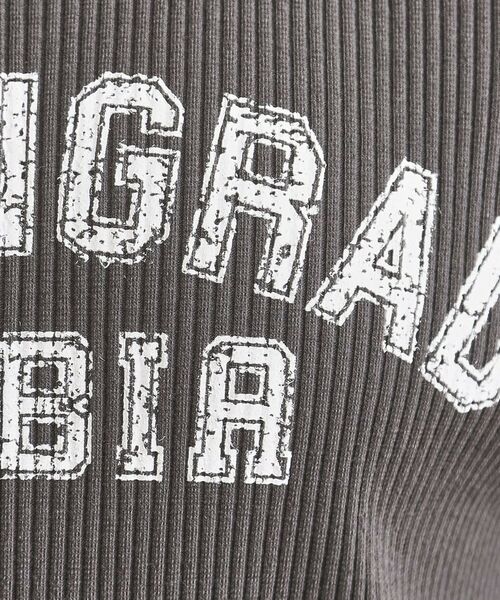 PINK-latte / ピンク ラテ カットソー | 襟付きテレコダブルジッププルオーバー | 詳細19