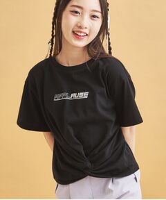 PINK-latte / ピンク ラテ カットソー | 裾ツイストトップス