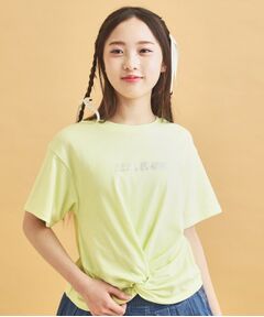 PINK-latte / ピンク ラテ カットソー | 裾ツイストトップス