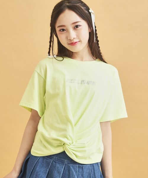 PINK-latte / ピンク ラテ カットソー | 裾ツイストトップス | 詳細15