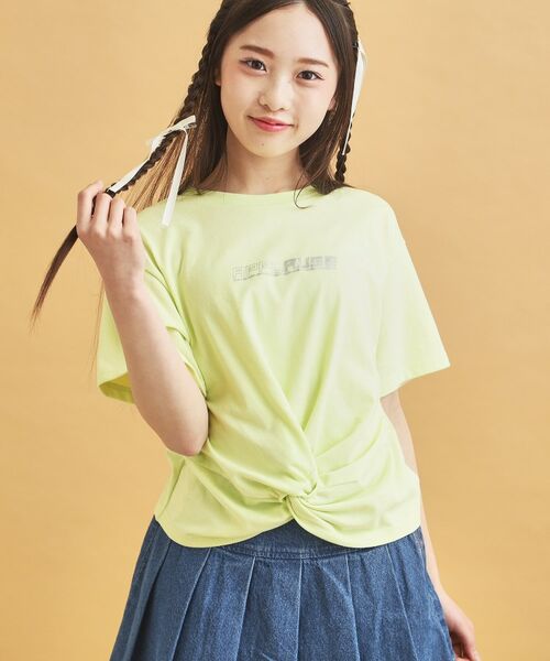 PINK-latte / ピンク ラテ カットソー | 裾ツイストトップス | 詳細16