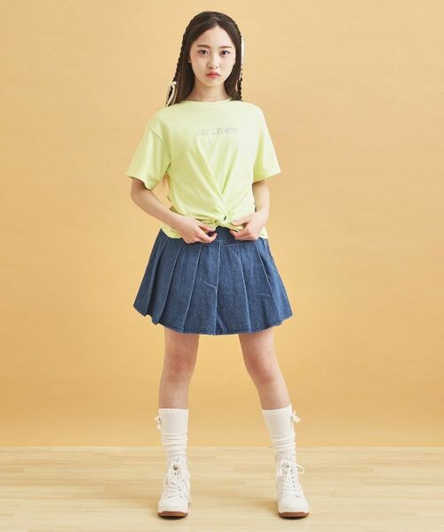 PINK-latte / ピンク ラテ カットソー | 裾ツイストトップス | 詳細17