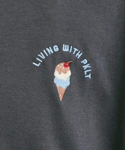 PINK-latte / ピンク ラテ Tシャツ | ワンポイント刺繍Tシャツ | 詳細14