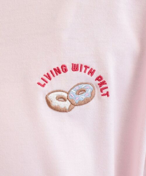 PINK-latte / ピンク ラテ Tシャツ | ワンポイント刺繍Tシャツ | 詳細18
