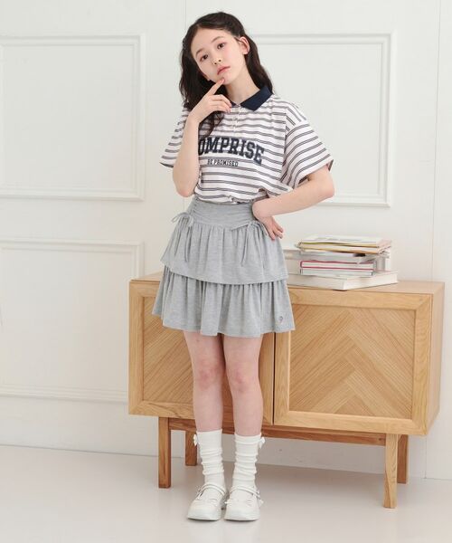 PINK-latte / ピンク ラテ Tシャツ | ラガーシャツTシャツ | 詳細10