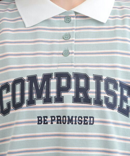 PINK-latte / ピンク ラテ Tシャツ | ラガーシャツTシャツ | 詳細15