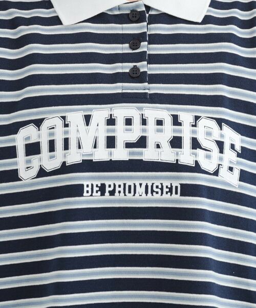 PINK-latte / ピンク ラテ Tシャツ | ラガーシャツTシャツ | 詳細19