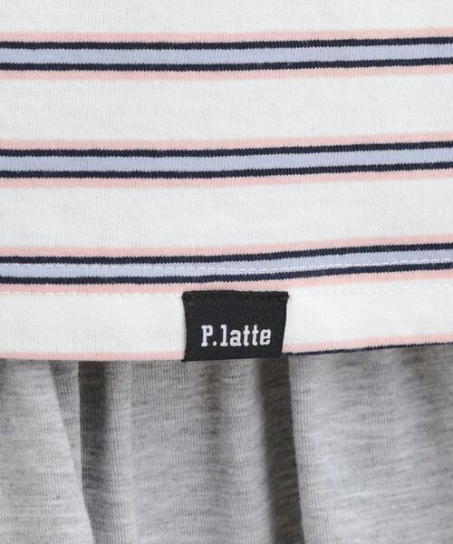 PINK-latte / ピンク ラテ Tシャツ | ラガーシャツTシャツ | 詳細7