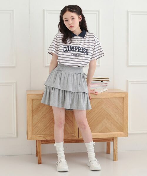 PINK-latte / ピンク ラテ Tシャツ | ラガーシャツTシャツ | 詳細9