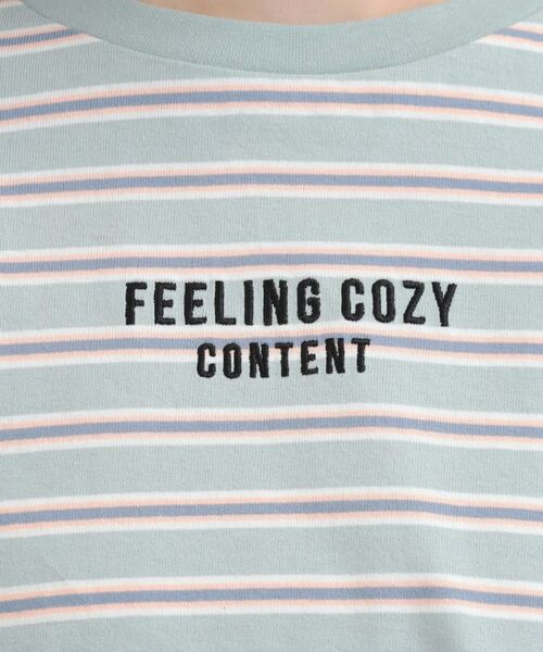 PINK-latte / ピンク ラテ Tシャツ | クロップドボーダーTシャツ | 詳細14