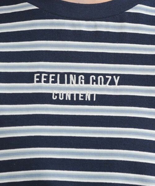 PINK-latte / ピンク ラテ Tシャツ | クロップドボーダーTシャツ | 詳細18