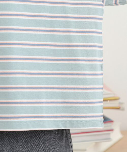 PINK-latte / ピンク ラテ Tシャツ | クロップドボーダーTシャツ | 詳細6