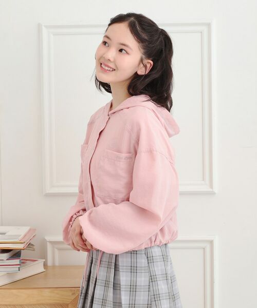 PINK-latte / ピンク ラテ レザーブルゾン・ジャケット | ショート丈ブルゾン | 詳細17