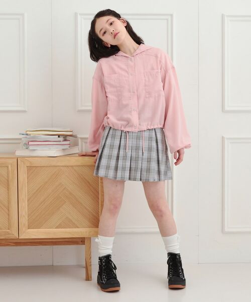 PINK-latte / ピンク ラテ レザーブルゾン・ジャケット | ショート丈ブルゾン | 詳細18