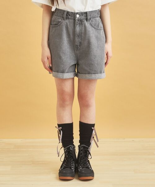 PINK-latte / ピンク ラテ ショート・ハーフ・半端丈パンツ | ベルト付きショートパンツ | 詳細9