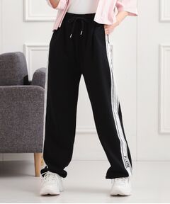 PINK-latte / ピンク ラテ パンツ | ミニ裏毛サイド切替パンツ