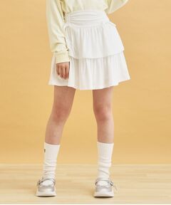 PINK-latte / ピンク ラテ ミニ・ひざ丈スカート | リボンティアードスカート