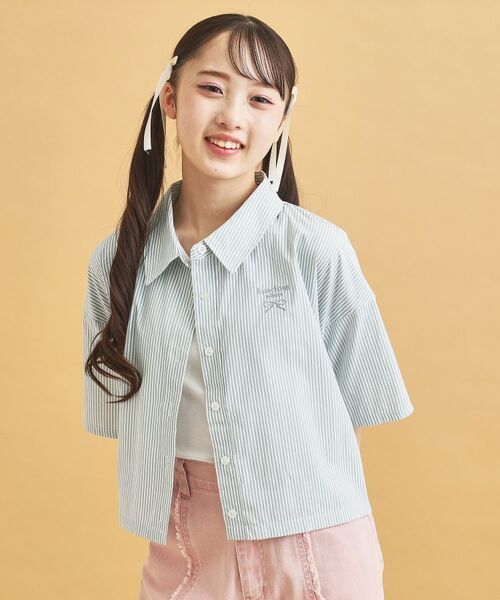 PINK-latte / ピンク ラテ その他トップス | 【セットアイテム】ストライプシャツ+タンク | 詳細12