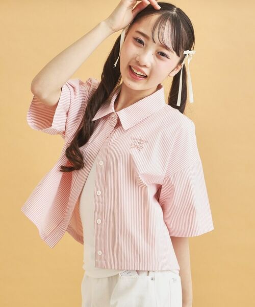 PINK-latte / ピンク ラテ その他トップス | 【セットアイテム】ストライプシャツ+タンク | 詳細17