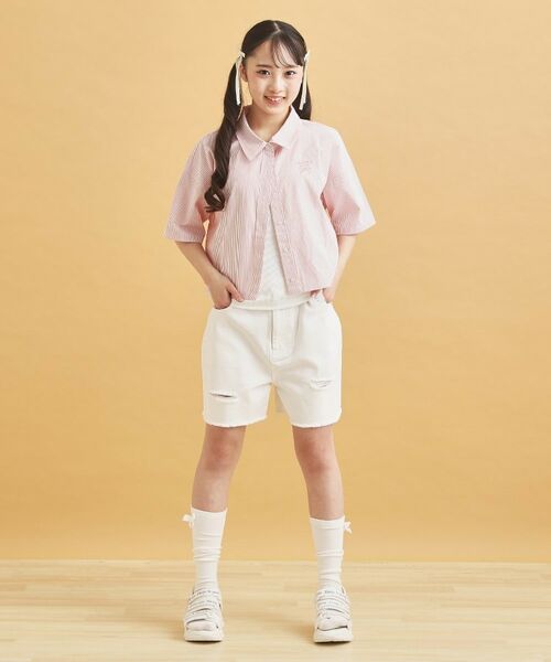 PINK-latte / ピンク ラテ その他トップス | 【セットアイテム】ストライプシャツ+タンク | 詳細18