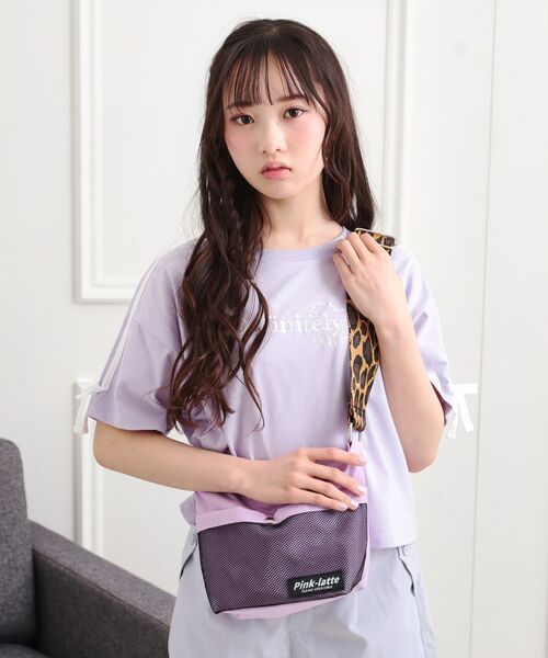 PINK-latte / ピンク ラテ ショルダーバッグ | レオパードカジュアルショルダー | 詳細5