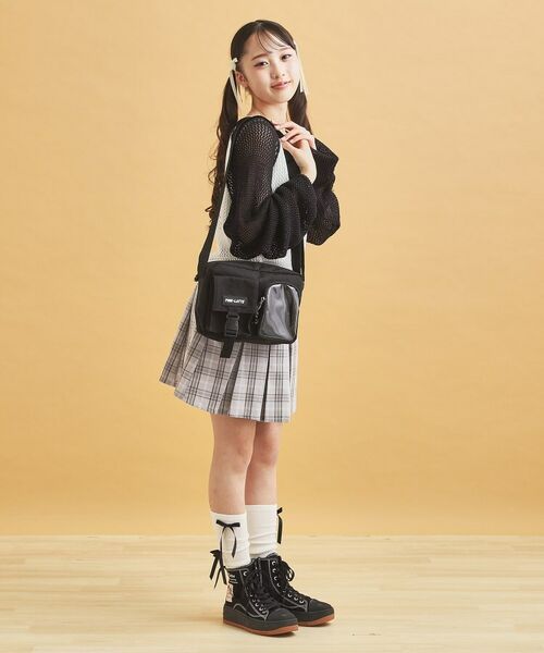 PINK-latte / ピンク ラテ ショルダーバッグ | カジュアルWポケットショルダー | 詳細4