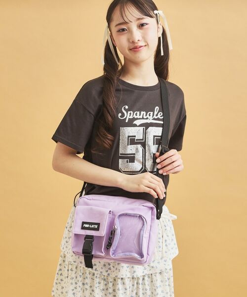 PINK-latte / ピンク ラテ ショルダーバッグ | カジュアルWポケットショルダー | 詳細5