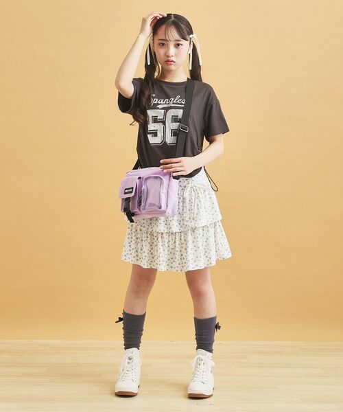 PINK-latte / ピンク ラテ ショルダーバッグ | カジュアルWポケットショルダー | 詳細6