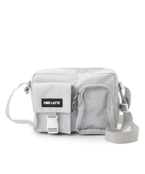 PINK-latte / ピンク ラテ ショルダーバッグ | カジュアルWポケットショルダー | 詳細7