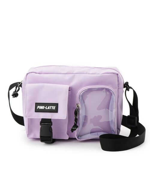 PINK-latte / ピンク ラテ ショルダーバッグ | カジュアルWポケットショルダー | 詳細9