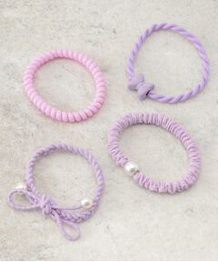 PINK-latte / ピンク ラテ ヘアアクセサリー | カラーヘアゴムセット