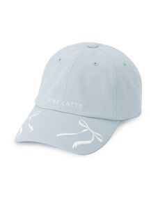 PINK-latte / ピンク ラテ キャップ | リボン刺繍キャップ