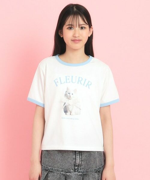 PINK-latte / ピンク ラテ Tシャツ | フォトネコリンガーTシャツ | 詳細1