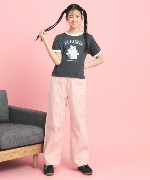 PINK-latte / ピンク ラテ Tシャツ | フォトネコリンガーTシャツ | 詳細13