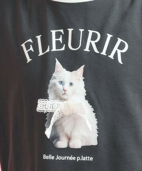 PINK-latte / ピンク ラテ Tシャツ | フォトネコリンガーTシャツ | 詳細14