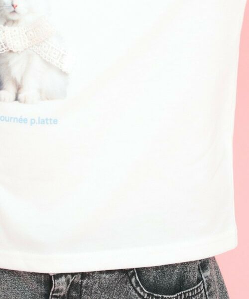 PINK-latte / ピンク ラテ Tシャツ | フォトネコリンガーTシャツ | 詳細6