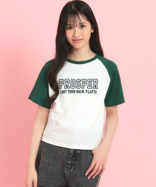 PINK-latte / ピンク ラテ Tシャツ | ラグランTシャツ | 詳細11