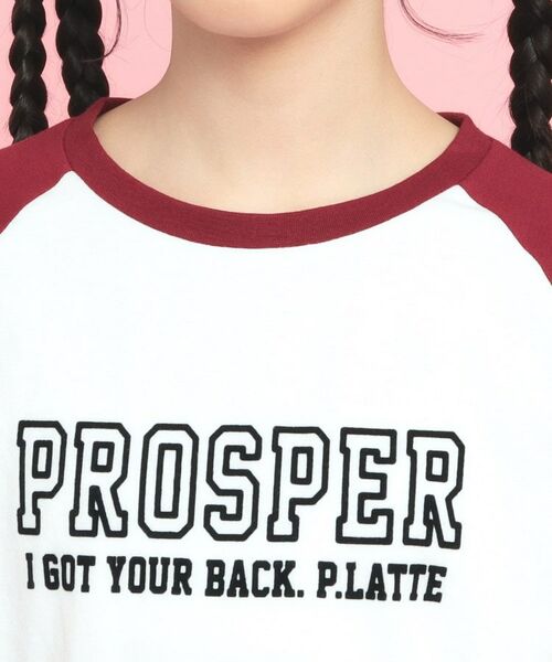 PINK-latte / ピンク ラテ Tシャツ | ラグランTシャツ | 詳細4