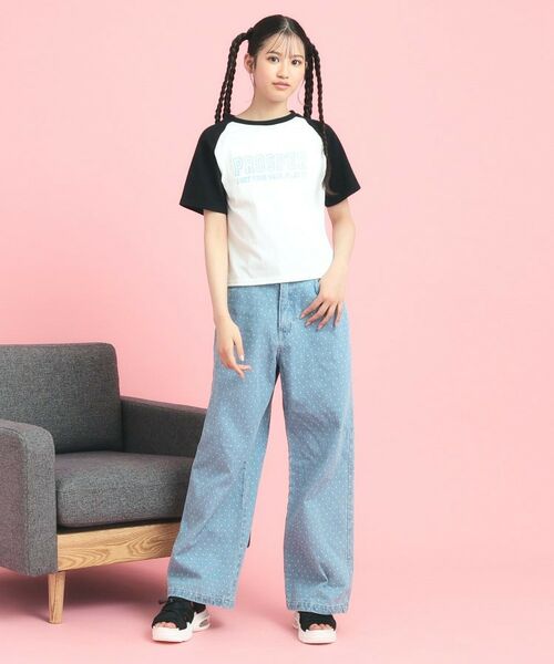 PINK-latte / ピンク ラテ Tシャツ | ラグランTシャツ | 詳細9