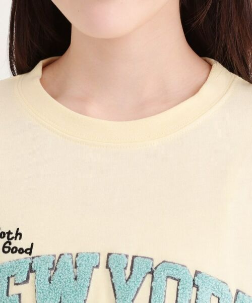 PINK-latte / ピンク ラテ Tシャツ | さがら刺繍ビッグTシャツ | 詳細4